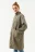 Плащ oversize с капюшоном - цвет зеленый - 3