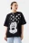 Футболка oversize с принтом микки маус - цвет черный - 1