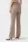 Брюки клеш с волнистыми краями - цвет бежевый - 2