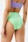 Трусики-хипстеры купальные - цвет зеленый - 5