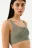 бюстгальтер-топ с застежкой спереди - цвет зеленый - 1