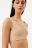 бюстгальтер-топ с застежкой спереди - цвет бежевый - 1