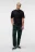 Футболка хлопковая базовая oversize - цвет черный - 4