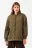 Куртка-бомбер утепленная oversize - цвет зеленый - 1