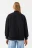 Куртка-бомбер утепленная oversize - цвет черный - 3