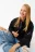 Куртка-бомбер утепленная oversize - цвет черный - 7