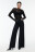 джинсы wide leg с обрезанными краями