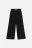 Джинсы wide leg с обрезанными краями - цвет черный - 7