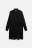 Платье-рубашка вискозное oversize - цвет черный - 9
