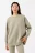 Cвитшот хлопковый базовый oversize - цвет зеленый - 1