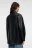 Рубашка oversize из искусственной кожи с нагрудными карманами - цвет черный - 3