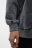 Свитшот хлопковый oversize с принтом - цвет серый - 7