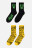 набор носков хлопковых с принтом (2 пары)