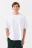 Футболка хлопковая базовая oversize - цвет белый - 1