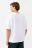 Футболка хлопковая базовая oversize - цвет белый - 3