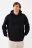 Толстовка oversize утепленная флисовая - цвет черный - 1