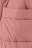 Пальто стеганое с капюшоном и поясом - цвет розовый - 5