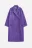 Пальто драповое двубортное - цвет фиолетовый - 8