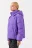 Куртка стеганая укороченная с капюшоном - цвет фиолетовый - 2
