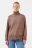 Свитер SWEATER свободный с боковыми разрезами - цвет бежевый - 1