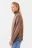 Свитер SWEATER свободный с боковыми разрезами - цвет бежевый - 2