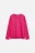 Лонгслив хлопковый однотонный oversize - цвет розовый - 7