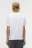 Футболка базовая хлопковая oversize - цвет белый - 3