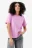 Футболка базовая хлопковая oversize - цвет розовый - 1