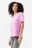 Футболка базовая хлопковая oversize - цвет розовый - 2