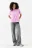 Футболка базовая хлопковая oversize - цвет розовый - 4