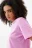 Футболка базовая хлопковая oversize - цвет розовый - 5