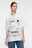 Футболка oversize хлопковая с принтом - цвет белый - 1