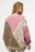Толстовка хлопковая oversize в стиле пэчворк - цвет бежевый - 3