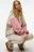 Толстовка хлопковая oversize в стиле пэчворк - цвет бежевый - 8