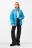 Пуховик oversize из искусственной кожи - цвет синий - 4