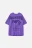 Футболка oversize с принтом - цвет фиолетовый - 7