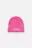 Шапка бини с принтом-вышивкой - цвет розовый - 1