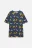 Футболка хлопковая oversize с принтом - цвет синий - 15