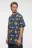 Футболка хлопковая oversize с принтом - цвет синий - 2