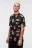 Футболка хлопковая oversize с принтом - цвет черный - 2