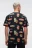 Футболка хлопковая oversize с принтом - цвет черный - 3