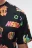 Футболка хлопковая oversize с принтом - цвет черный - 6