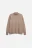 Свитер вискозный oversize с воротником-стойкой - цвет бежевый - 7