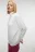 Свитер вискозный oversize с воротником-стойкой - цвет бежевый - 7