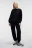 Свитшот хлопковый базовый oversize - цвет черный - 4