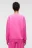Свитшот хлопковый базовый oversize - цвет розовый - 3