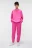 Свитшот хлопковый базовый oversize - цвет розовый - 4