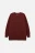 Свитшот хлопковый oversize с принтом - цвет коричневый - 8