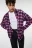 Рубашка oversize фланелевая клетчатая - цвет розовый - 8
