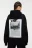 Толстовка хлопковая oversize с принтом - цвет черный - 3